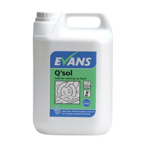 Evans Q'Sol Washing Up Liquid ‑ 5 Litre